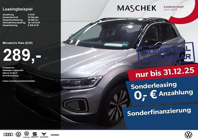 Pyritsilber metallic schwarz Gebraucht 2025 VW T-Roc Goal SUV | 28.340 € (Guter Preis) - Bild 1/4