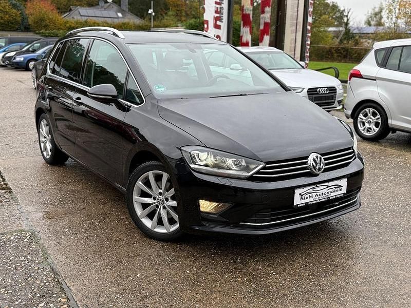 Schwarz Gebraucht 2016 VW Golf Sportsvan Highline Van / Kleinbus | 9.999 € (Guter Preis) - Bild 1/4