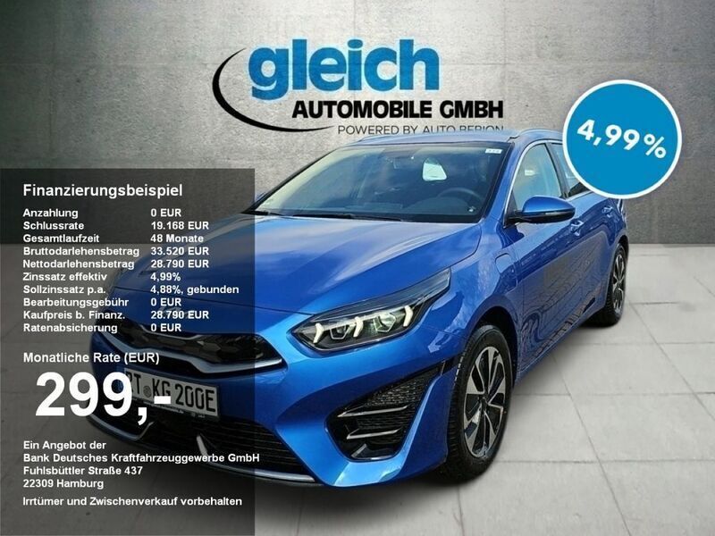 Blau Gebraucht 2024 Kia Ceed Sportswagon Spirit Kombi | 25.890 € (Guter Preis) - Bild 1/4