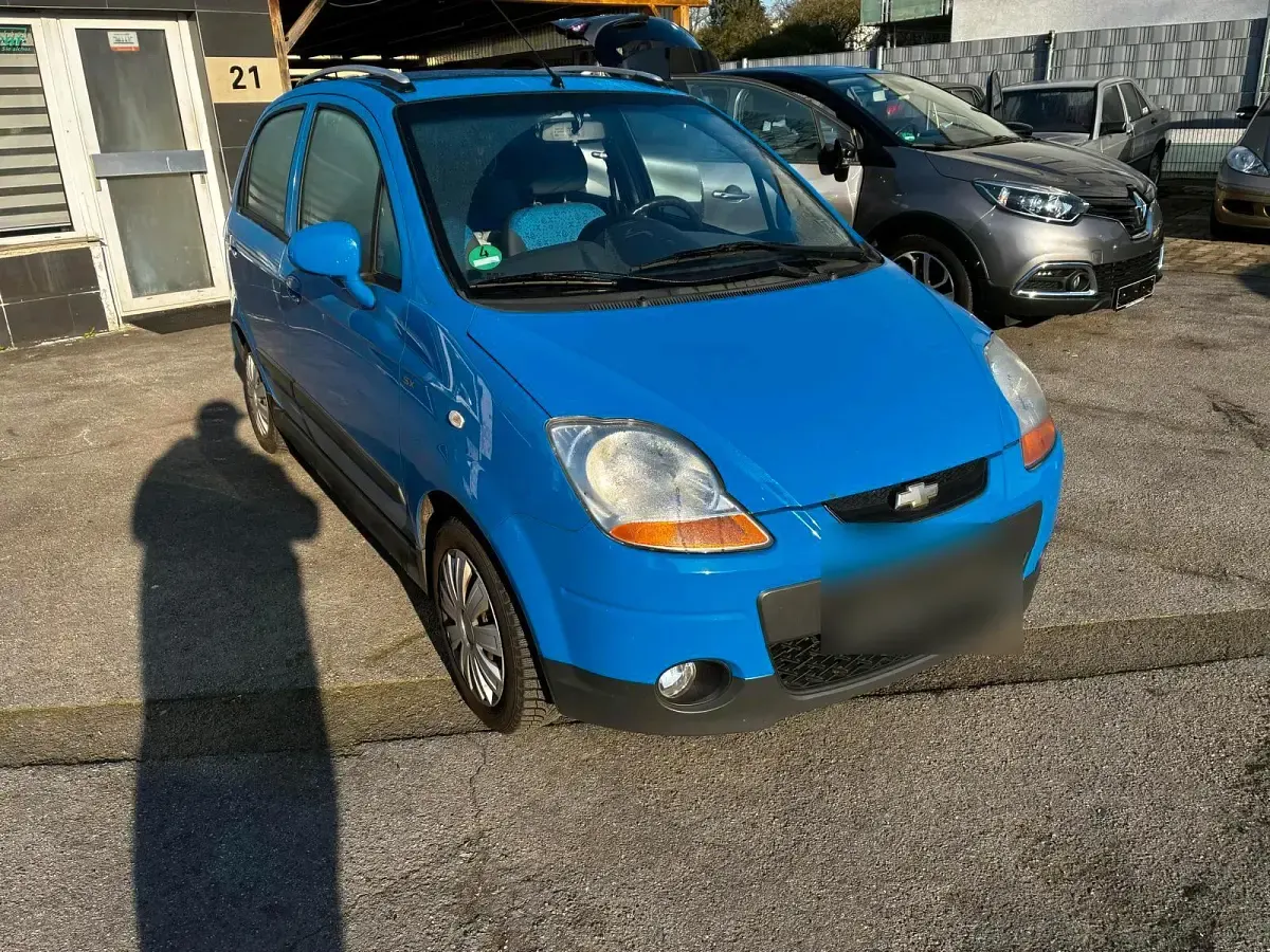 Gebraucht Chevrolet Spark 68 PS (50 kW) 2010 Blau Kleinwagen