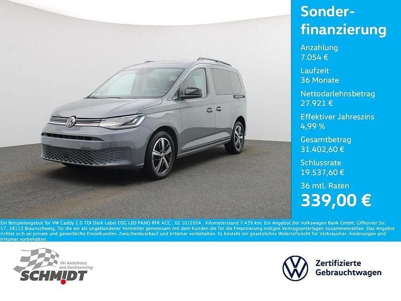 Grau Gebraucht 2024 VW Caddy Dark Label Van / Kleinbus | 34.975 € (Fairer Preis) - Bild 1/4