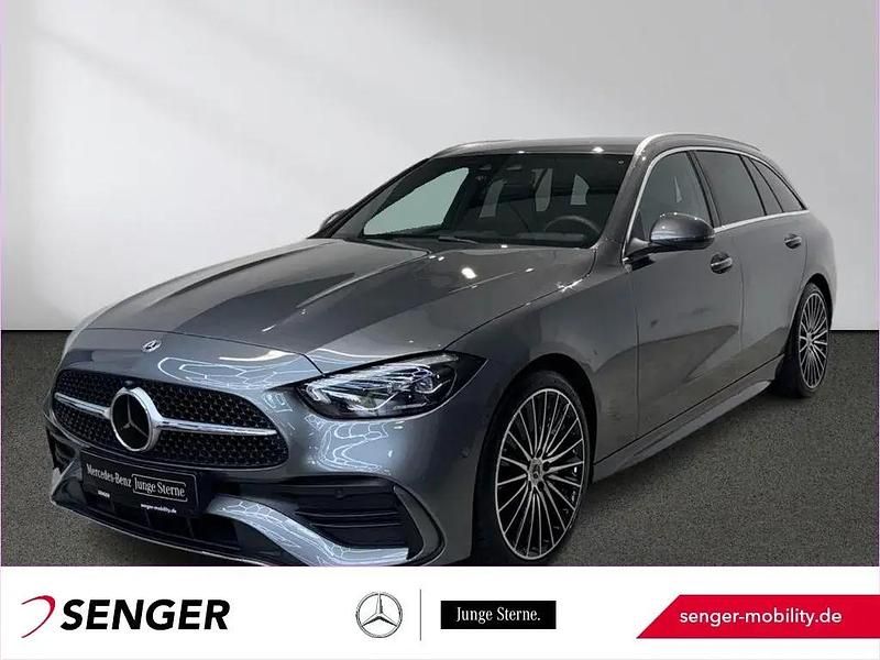 Grau Gebraucht 2024 Mercedes C220 AMG Limousine | 51.340 € - Bild 1/1