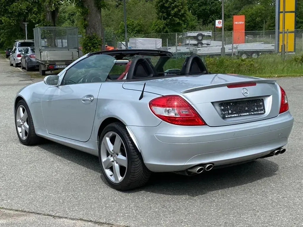 Gebraucht Mercedes SLK200 163 PS (119 kW) 2005 Silber Cabrio