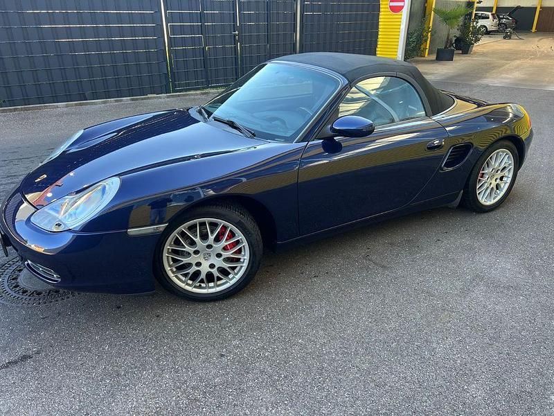 Blau Gebraucht 2001 Porsche Boxster S Cabrio | 17.950 € (Guter Preis) - Bild 1/4