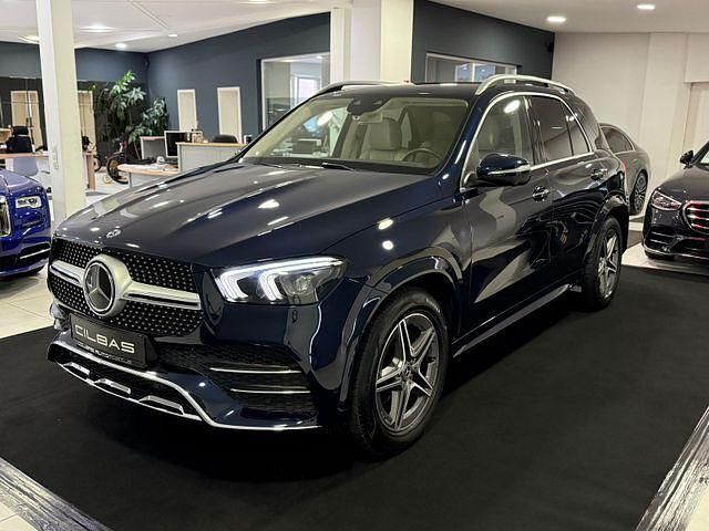 Cavansitblau metalliclack Gebraucht 2019 Mercedes GLE300 AMG line SUV | 56.900 € (Teuer) - Bild 1/4