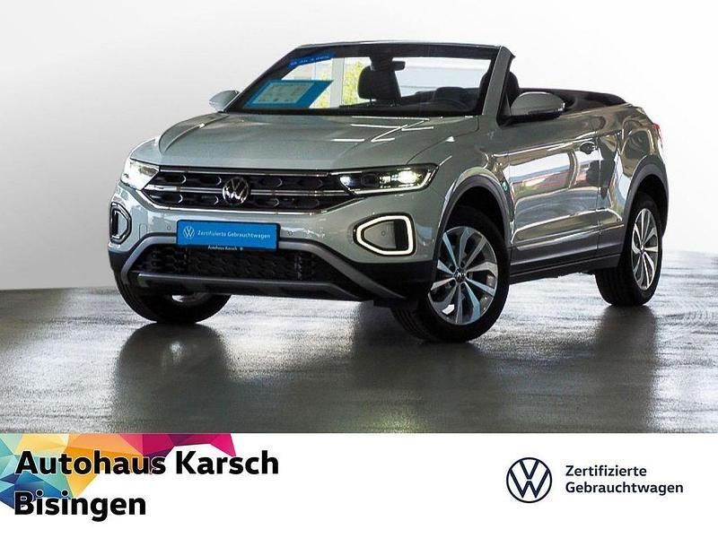 Pure white Gebraucht 2023 VW T-Roc Cabriolet Style Cabrio | 35.890 € (Etwas zu teuer) - Bild 1/2