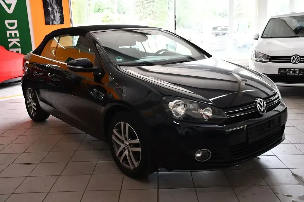 Gebraucht VW Golf Cabriolet 105 PS (77 kW) 2012 Schwarz Cabrio