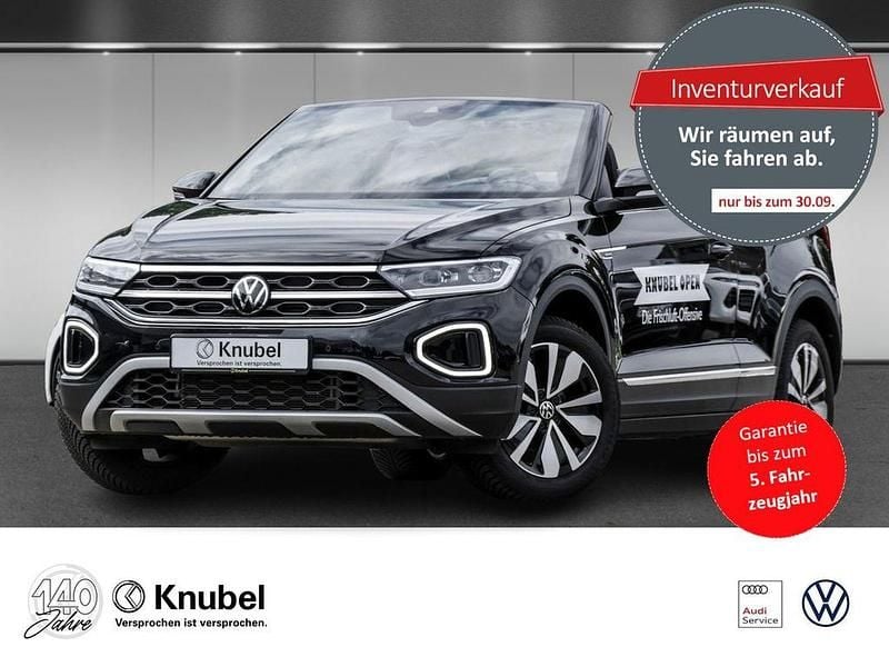 Deep black perleffekt Gebraucht 2024 VW T-Roc Cabriolet Move Cabrio | 34.950 € (Etwas zu teuer) - Bild 1/4