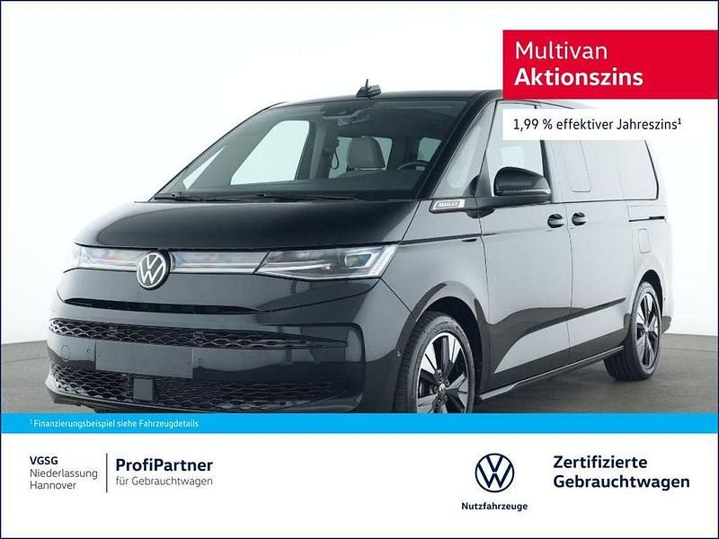 Schwarz (deep black perleffekt (schwarz)) Gebraucht 2025 VW Multivan Life Van / Kleinbus | 66.120 € - Bild 1/4