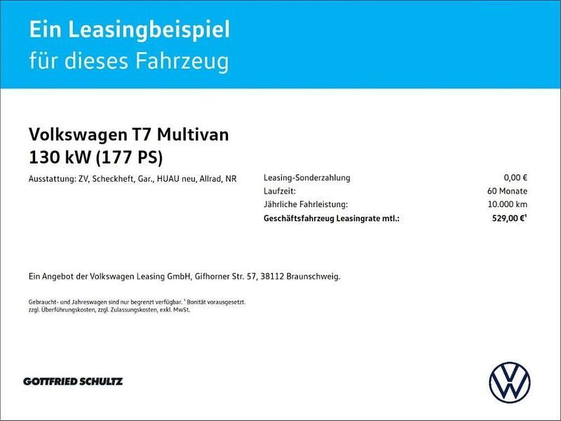 Neu VW Multivan Life 177 PS (130 kW) 2026 Weiss Van