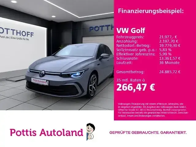 Gebraucht VW Golf VIII R-line 131 PS (96 kW) 2022 Limousine