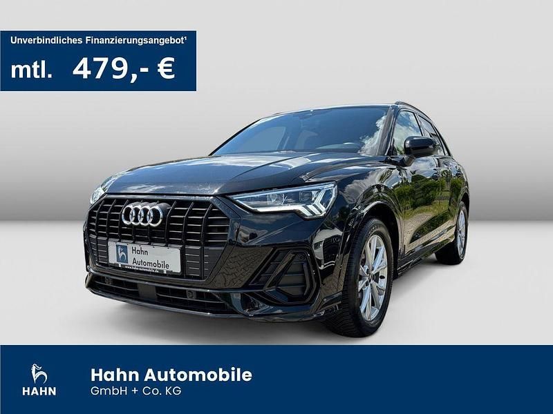 Mythosschwarz metallic Gebraucht 2024 Audi Q3 S-Line SUV | 35.490 € (Superpreis) - Bild 1/3
