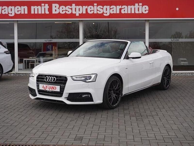 Gebraucht Audi A5 Cabriolet S-Line 170 PS (125 kW) 2015 Weiß Cabrio