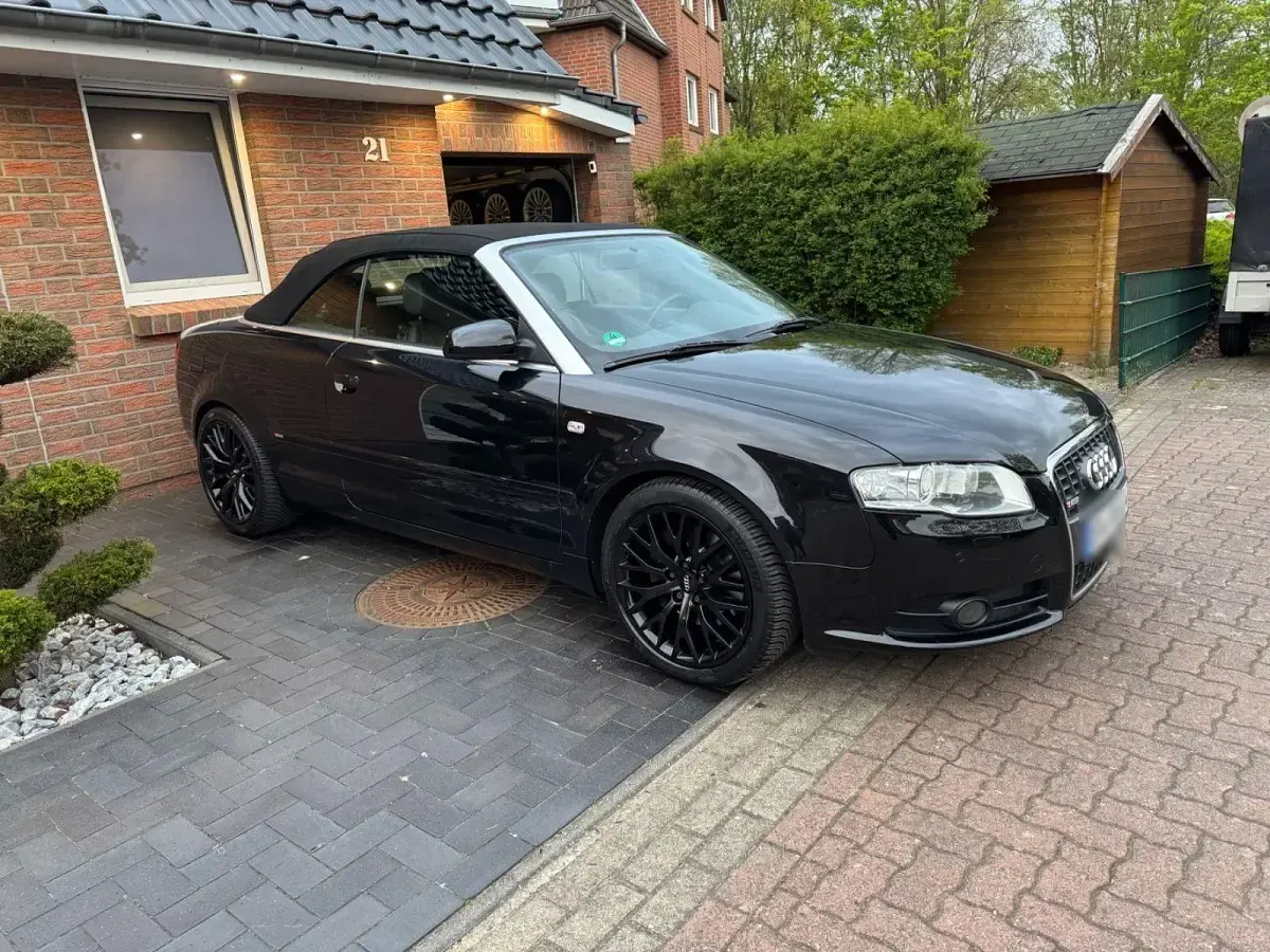 Gebraucht Audi A4 Cabriolet S-Line 200 PS (147 kW) 2009 Schwarz Cabrio