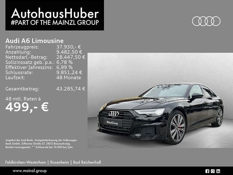 Gebraucht Audi A6 Ambiente 368 PS (270 kW) 2023 Brillantschwarz Limousine