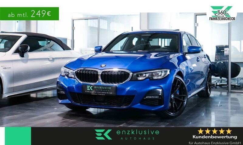 Portimao blau metallic Gebraucht 2020 BMW 330 M Sport Limousine | 34.940 € (Teuer) - Bild 1/4