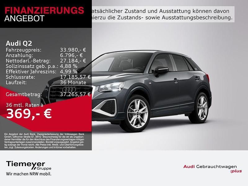 Grau Gebraucht 2025 Audi Q2 S-Line SUV | 33.980 € (Etwas zu teuer) - Bild 1/4