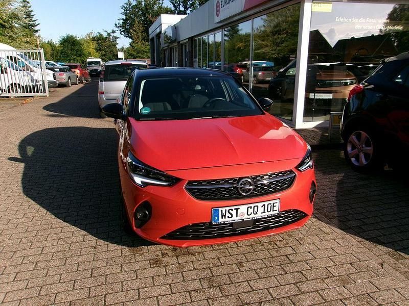 Dynamic orange Gebraucht 2023 Opel Corsa-e Elegance Kleinwagen | 20.890 € (Teuer) - Bild 1/4