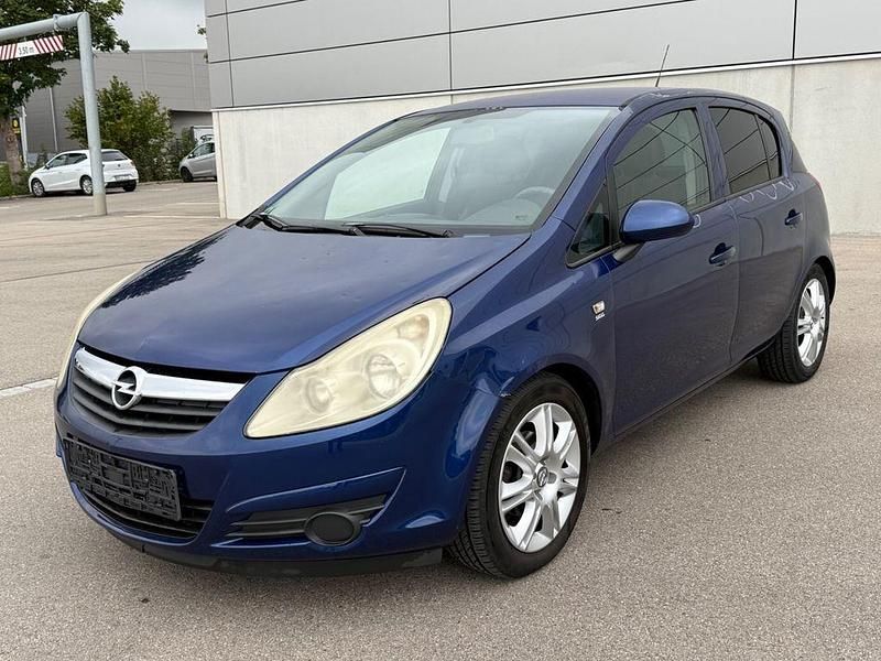 Blau Gebraucht 2008 Opel Corsa Edition Limousine | 999 € (Superpreis) - Bild 1/4