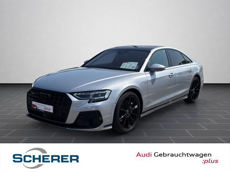 Florettsilber metallic Gebraucht 2023 Audi A8 Ambiente Limousine | 72.200 € (Fairer Preis) - Bild 1/4