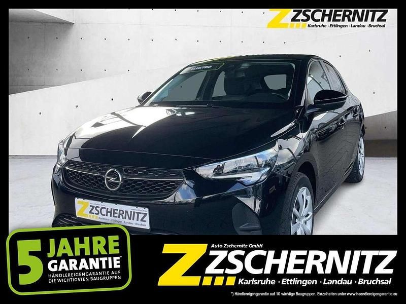 Gebraucht Opel Corsa-e Edition 100 kW (136 PS) 2022 Diamant schwarz/karbon schwarz Kleinwagen