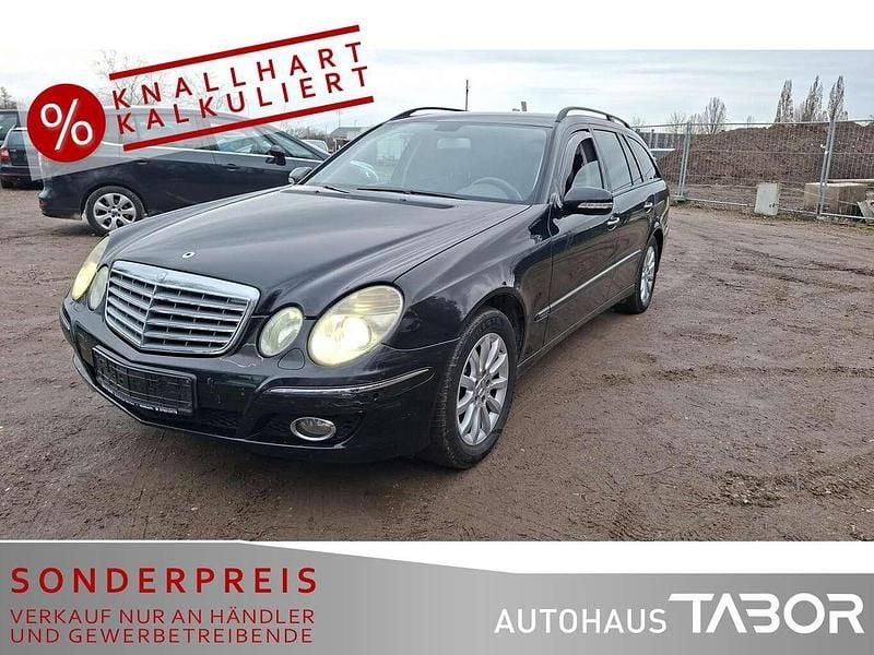 Obsidianschwarz metalliclack Gebraucht 2006 Mercedes E220 Elegance Kombi | 1.585 € (Superpreis) - Bild 1/4