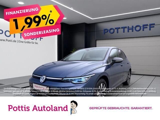 Blau Gebraucht 2024 VW Golf VIII Goal Limousine | 24.222 € - Bild 1/4