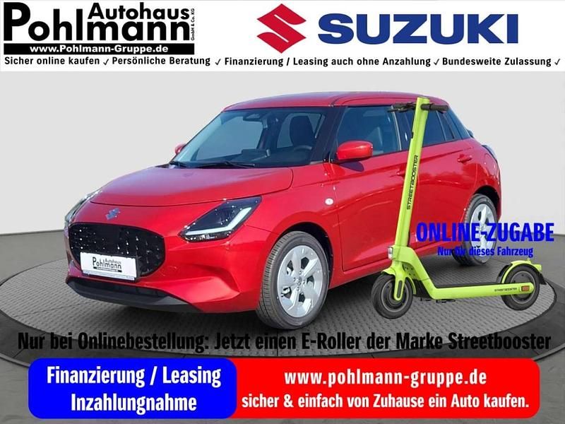 Burning red pearl metallic Neu 2025 Suzuki Swift Comfort Kleinwagen | 19.985 € - Bild 1/4