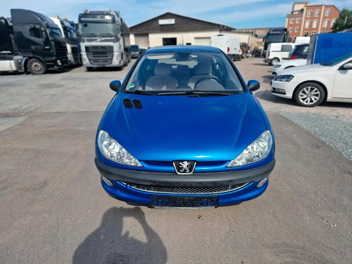 Gebraucht Peugeot 206 75 PS (55 kW) 2004 Blau Kleinwagen