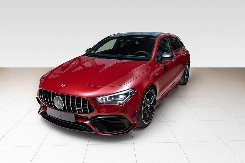 Rot Gebraucht 2021 Mercedes CLA45 AMG AMG Limousine | 45.980 € (Superpreis) - Bild 1/4