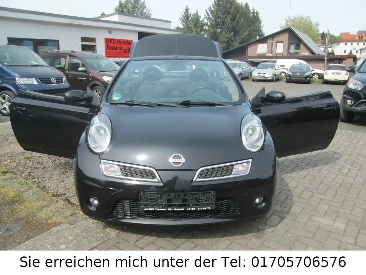 Gebraucht Nissan Micra C+C 88 PS (64 kW) 2008 Schwarz Cabrio