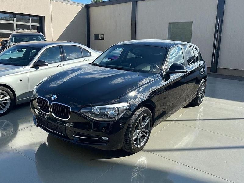 Schwarz Gebraucht 2014 BMW 116 Sport Line Kleinwagen | 7.999 € (Guter Preis) - Bild 1/4