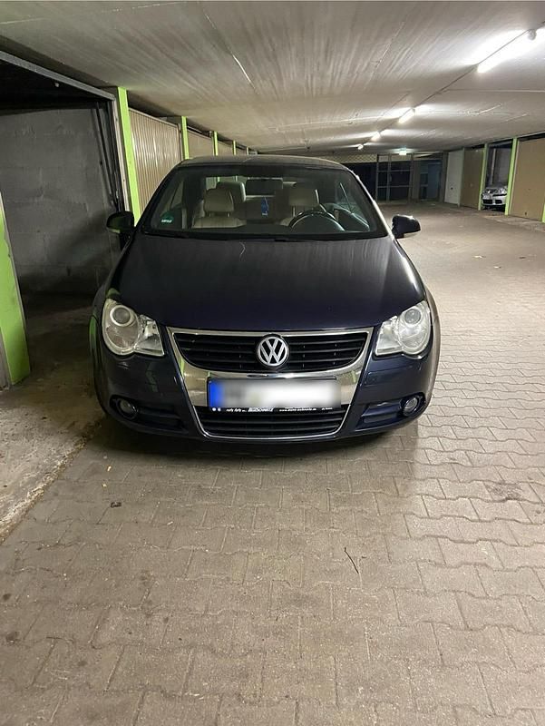Blau Gebraucht 2007 VW Eos Cabrio | 2.500 € (Superpreis) - Bild 1/4