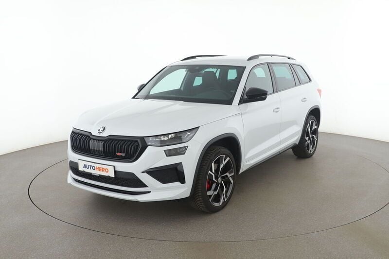 Weiß Gebraucht 2024 Skoda Kodiaq RS SUV | 46.300 € (Superpreis) - Bild 1/4