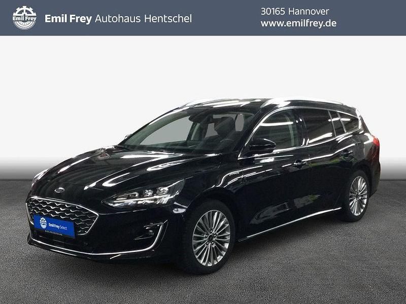 Schwarz Gebraucht 2021 Ford Focus Limousine | 18.843 € (Fairer Preis) - Bild 1/4