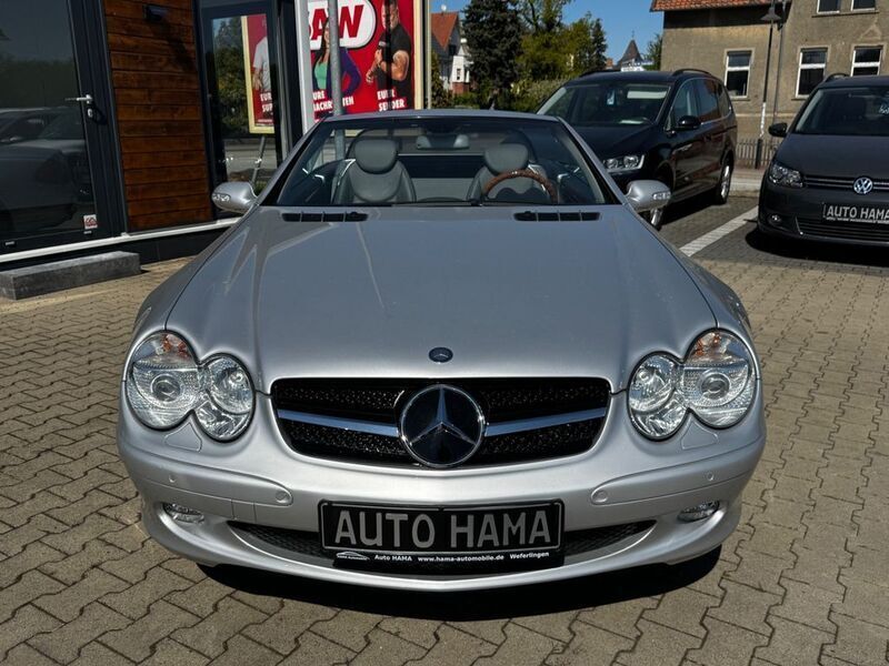 Gebraucht Mercedes SL500 306 PS (225 kW) 2003 Silber Cabrio