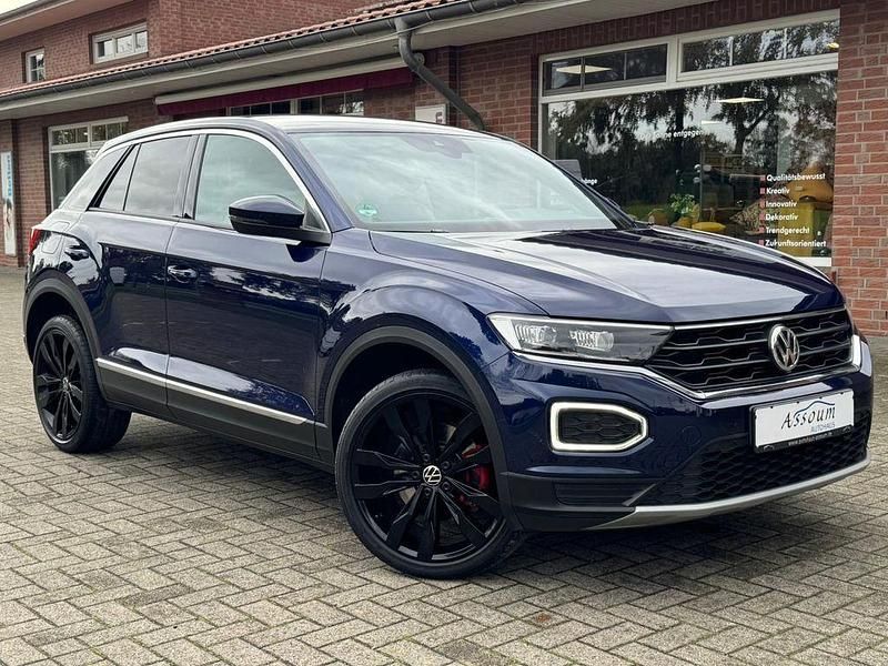 Blau Gebraucht 2019 VW T-Roc Sportline SUV | 16.999 € (Fairer Preis) - Bild 1/4