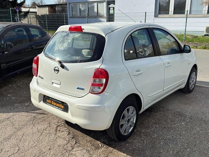 Gebraucht Nissan Micra 80 PS (58 kW) 2012 Weiß Kleinwagen