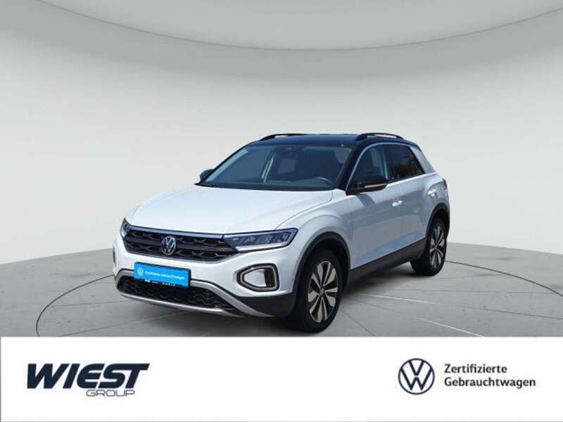 Pure white schwarz Gebraucht 2024 VW T-Roc Move SUV | 27.480 € (Fairer Preis) - Bild 1/4
