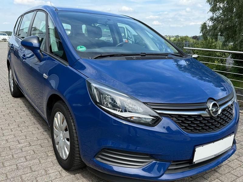 Blau Gebraucht 2018 Opel Zafira Edition Van / Kleinbus | 10.900 € (Superpreis) - Bild 1/4