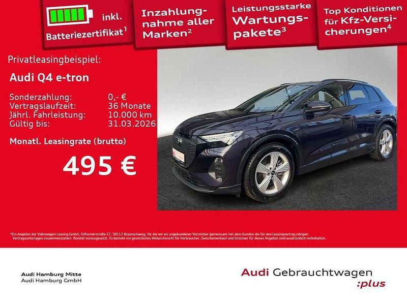Gebraucht Audi Q4 e-tron Performance 210 kW (286 PS) 2025 J6 auroraviolett metallic SUV