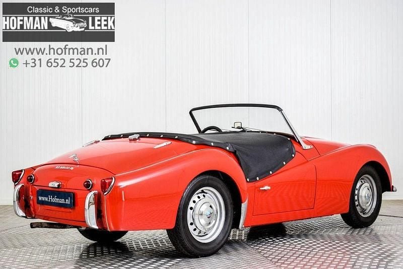 Usata Triumph TR3 1959 Rosso Cabrio