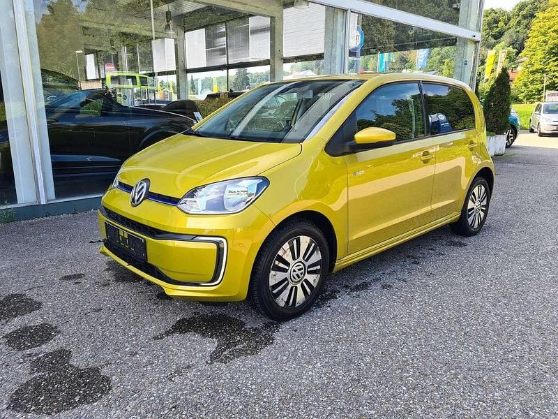 Honey yellow metallic Gebraucht 2018 VW e-up! Kleinwagen | 7.140 € (Guter Preis) - Bild 1/4
