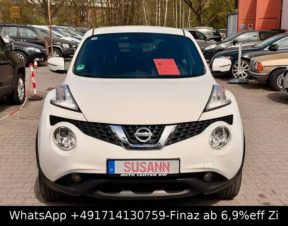 Gebraucht Nissan Juke Acenta 116 PS (85 kW) 2015 Weiß SUV