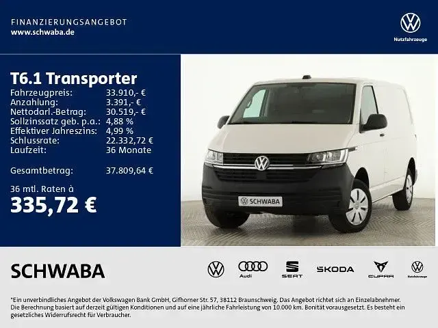 Brugt VW Transporter 150 HK (110 kW) 2025 Hvid Van
