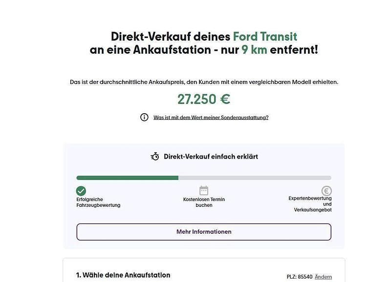 Second-hand Ford Transit 170 CP (125 kW) 2019 Alb Van