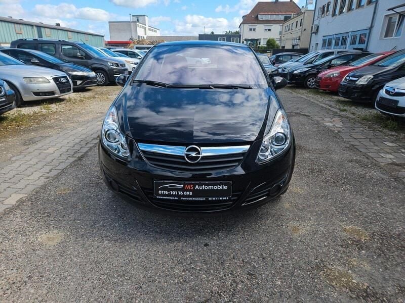 Schwarz Gebraucht 2009 Opel Corsa Basis Kleinwagen | 4.490 € (Fairer Preis) - Bild 1/4