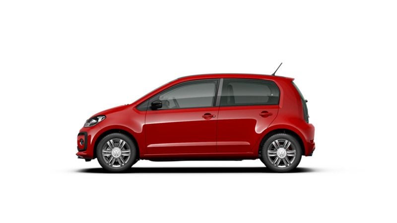Usado VW up! high up! 90 HP (66 kW) 2017 Vermelho Citadino