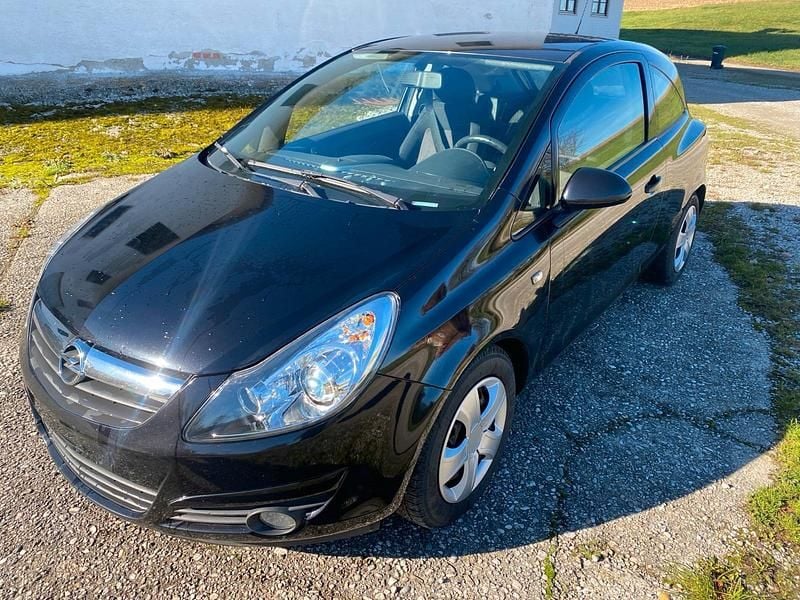 Schwarz Gebraucht 2008 Opel Corsa Kleinwagen | 680 € (Superpreis) - Bild 1/4
