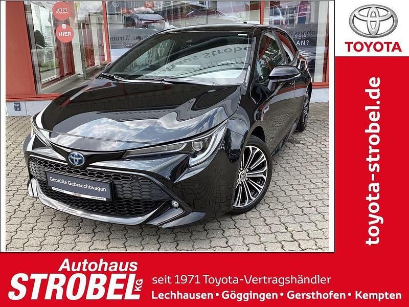 Mysticschwarz mica Gebraucht 2024 Toyota Corolla Team Limousine | 26.980 € (Fairer Preis) - Bild 1/4